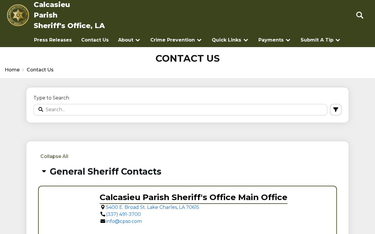 Women’s Correctional Services CPSO corrections and release records contacts